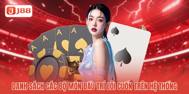 Danh sách các bộ môn đấu trí lôi cuốn trên hệ thống