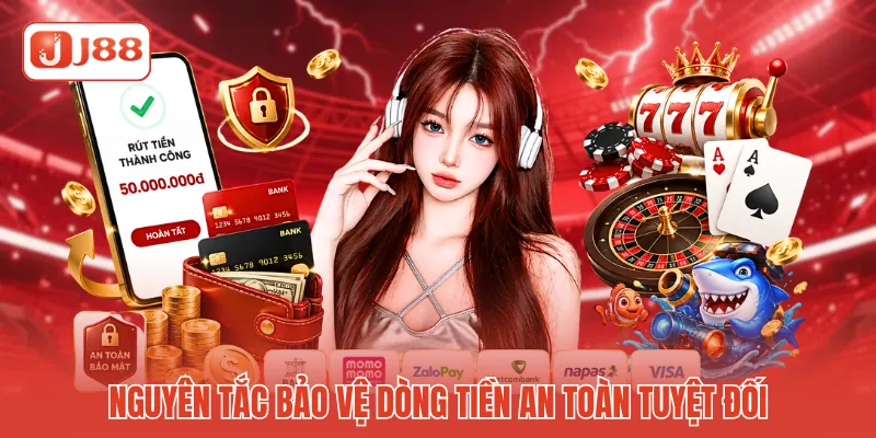Hướng Dẫn Rút Tiền J88 - Thao Tác Chuyển Thưởng Siêu Tốc 4 Nguyên tắc bảo vệ dòng tiền an toàn tuyệt đối